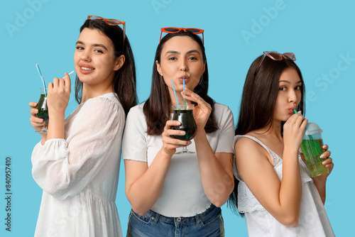 Beautiful young women with ...
