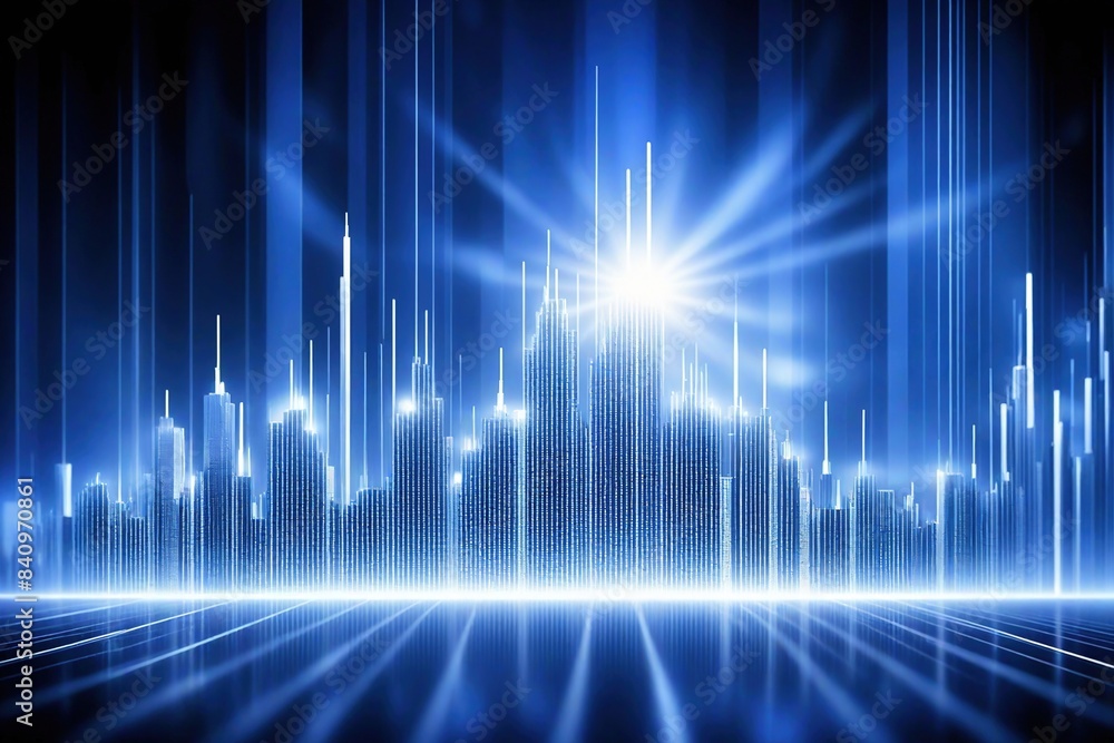 Naklejka premium Background of technological concepts