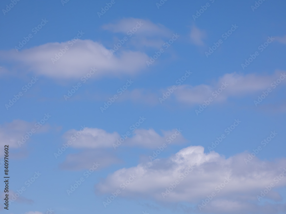 Naklejka premium blue sky with clouds
