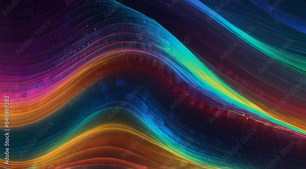 Abstract Holographic Wave Background Abstract Holographic Wave Background