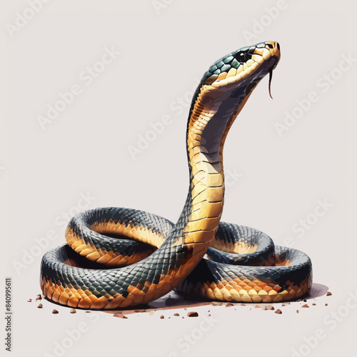 Snake Cobra Ilustration Design Very Cool