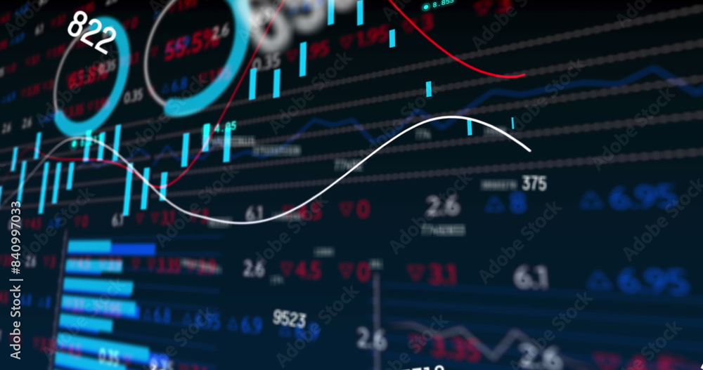 Image of financial data processing Image of financial data processing