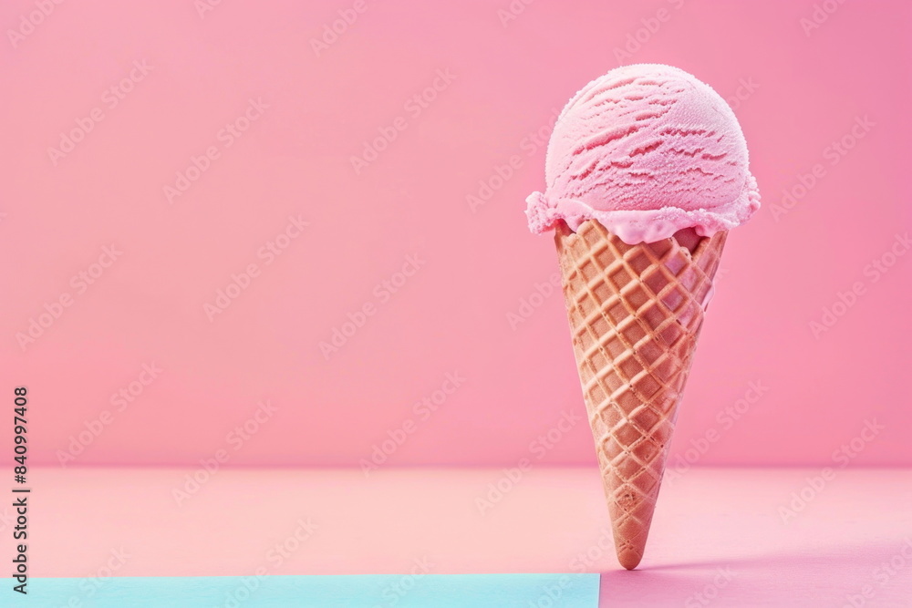 ice cream on color background ice cream on color background