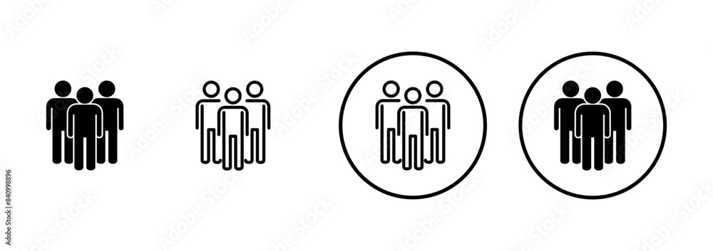 people icon vector isolated on white background. person icon. User vector icon people icon vector isolated on white background. person icon. User vector icon