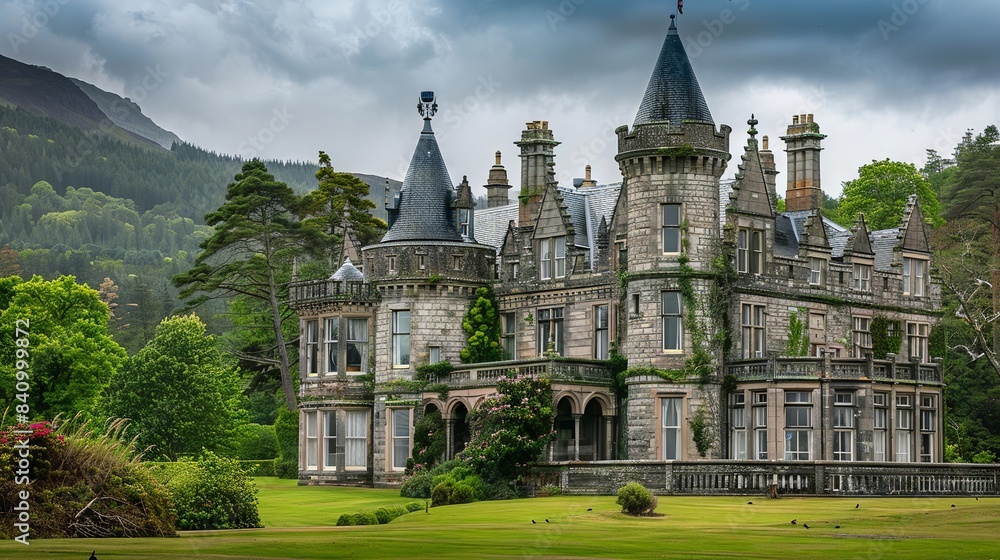 Obraz premium Historical castle landscape