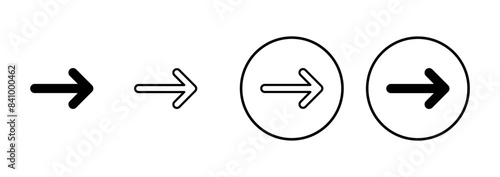 Arrow icon vector isolated on white background. Arrow symbol. Arrow vector icon