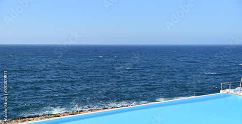 the mediterranean sea on the island of Malta 