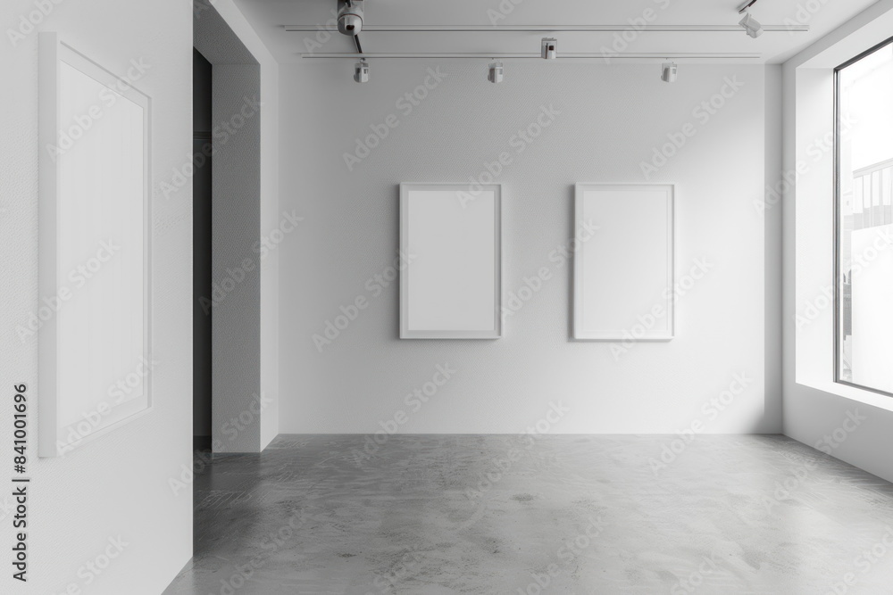 Obraz premium White frame background