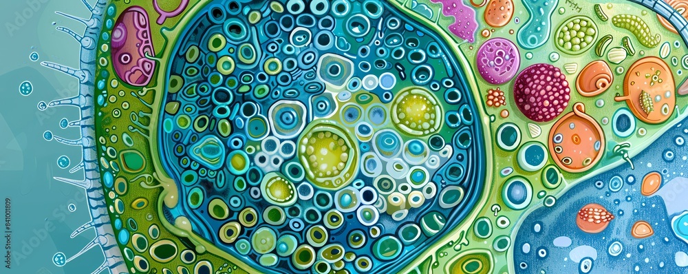 Multiple Cell Layers A plant cell diagram with a focus on the cell wall and its layers ...