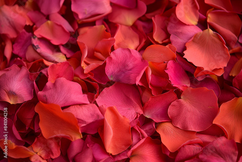 Wallpaper Mural Dried rose petals confetti, more real Torontodigital.ca