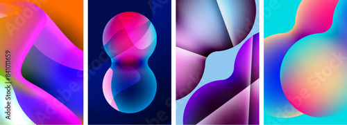 Abstract colors. Abstract backgrounds for wallpaper, business card, cover, poster, banner, brochure, header, website