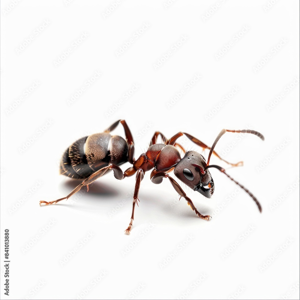 Ant isolated on white background Ant isolated on white background