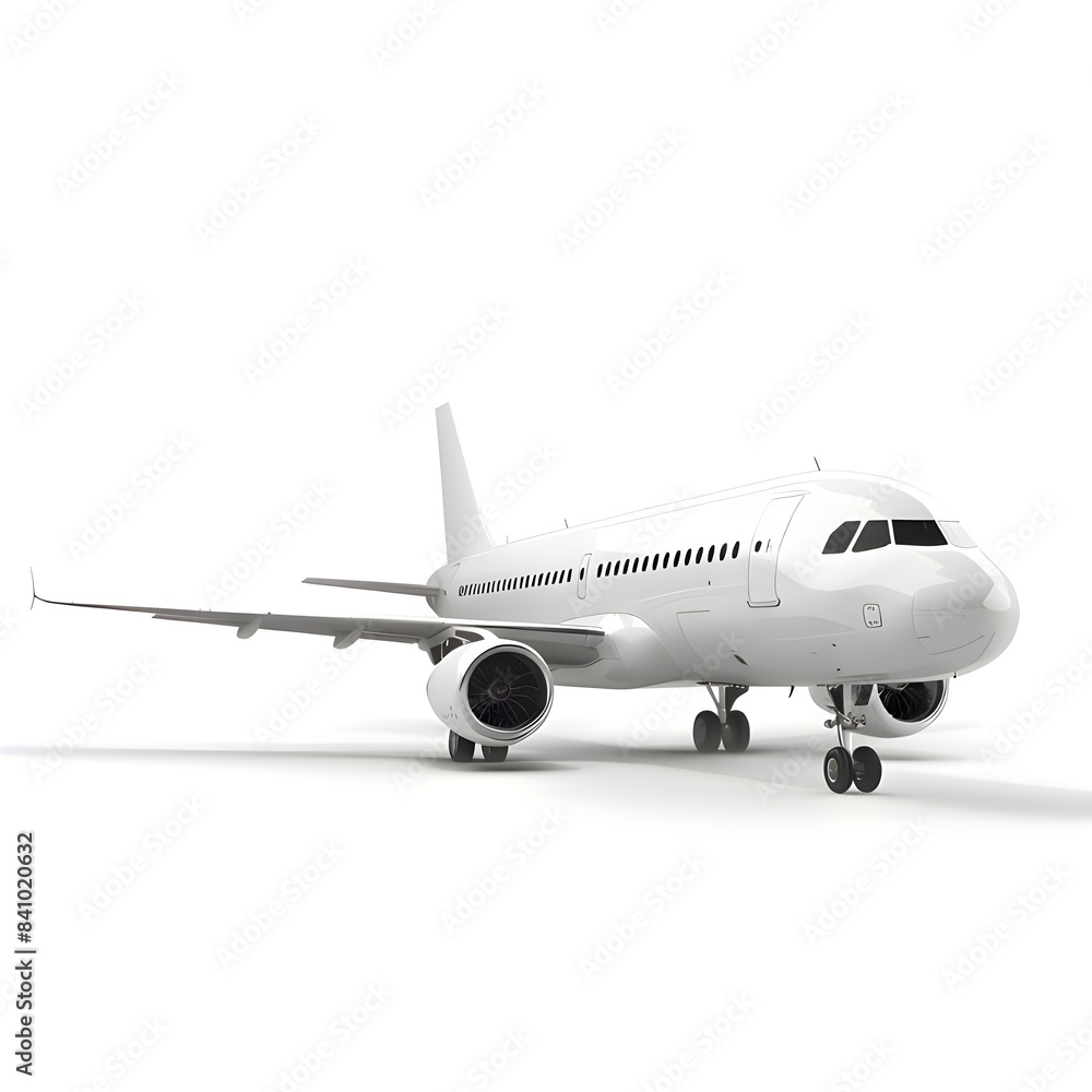 Airplane isolated on white background
Airplane isolated on white background