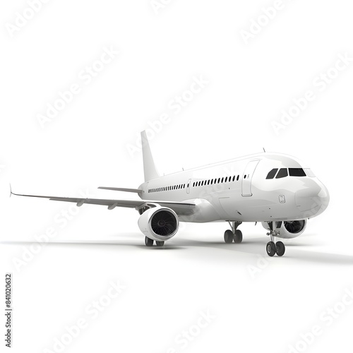 Airplane isolated on white background 