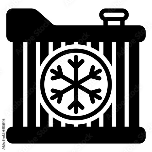Car Radiator icon, glyph icon style