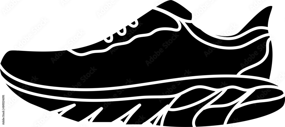 stability running shoes vector illustration stability running shoes vector illustration