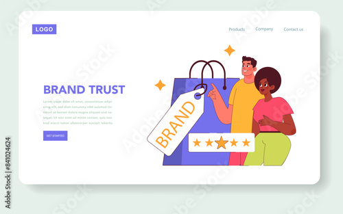 Millennials Targeting. Flat Vector Illustration