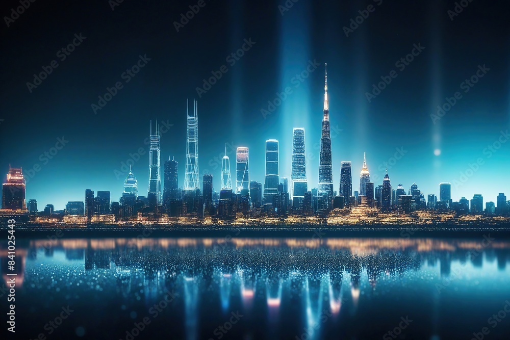 Obraz premium Background of technological concepts