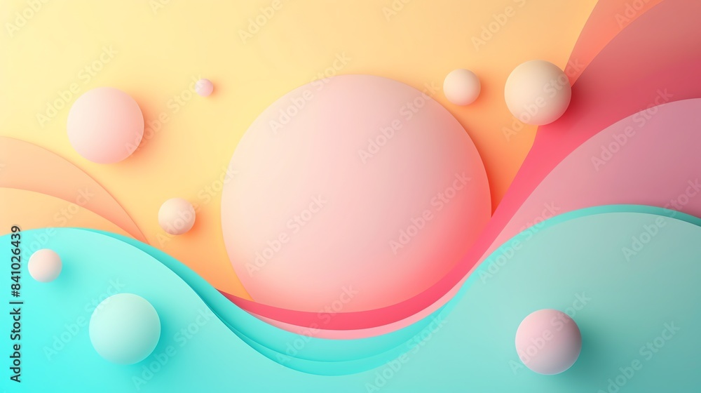 Pastel candy color background, abstract , 2D flat illustration, constructivism, no shadow, no gradation cute, Digital art Pastel candy color background, abstract , 2D flat illustration, constructivism, no shadow, no gradation cute, Digital art