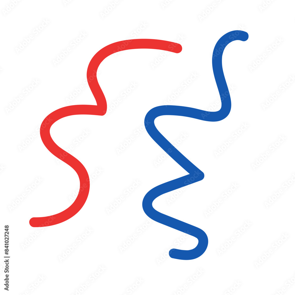 Blue red decorative lines graphic vector Blue red decorative lines graphic vector