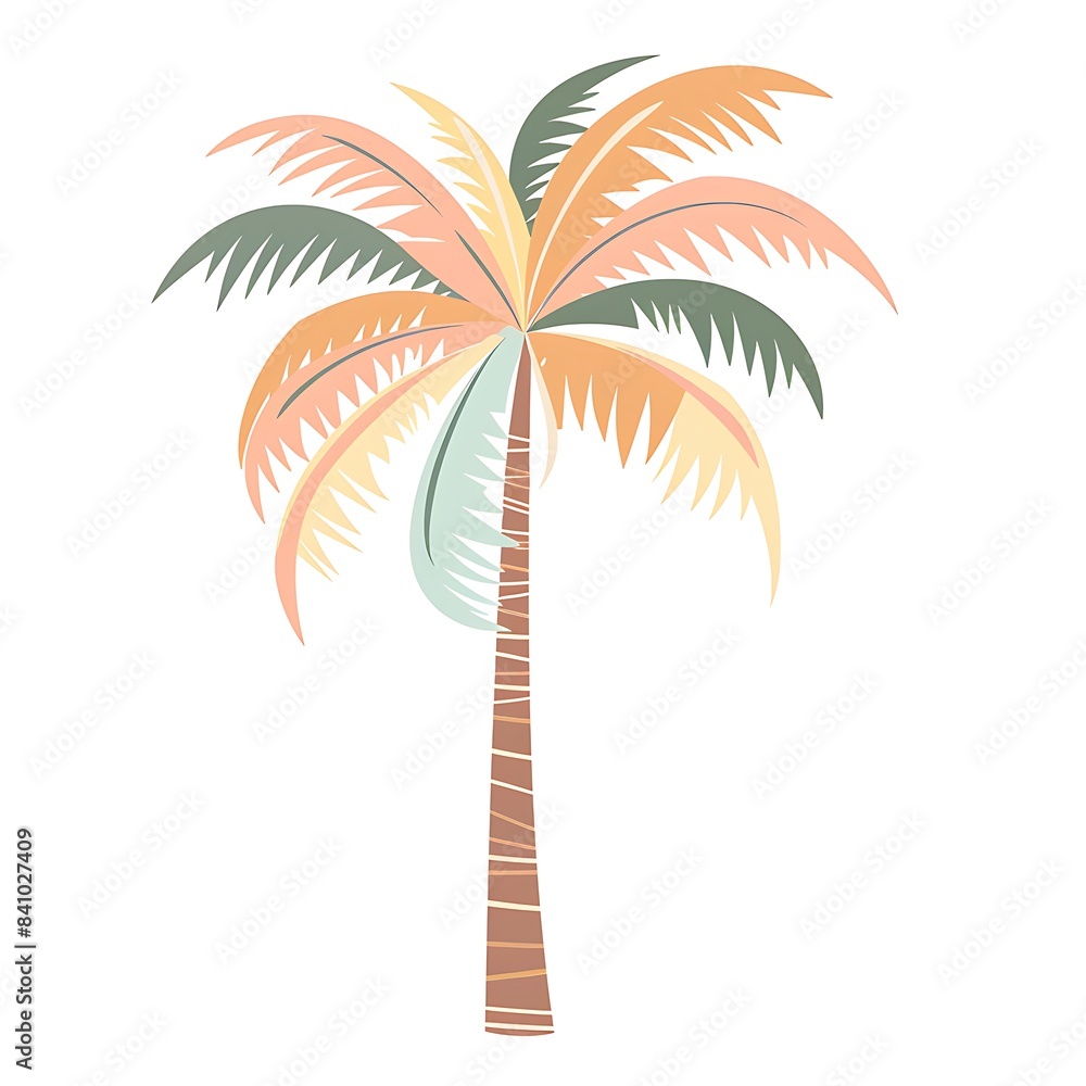 Obraz premium palm tree illustration