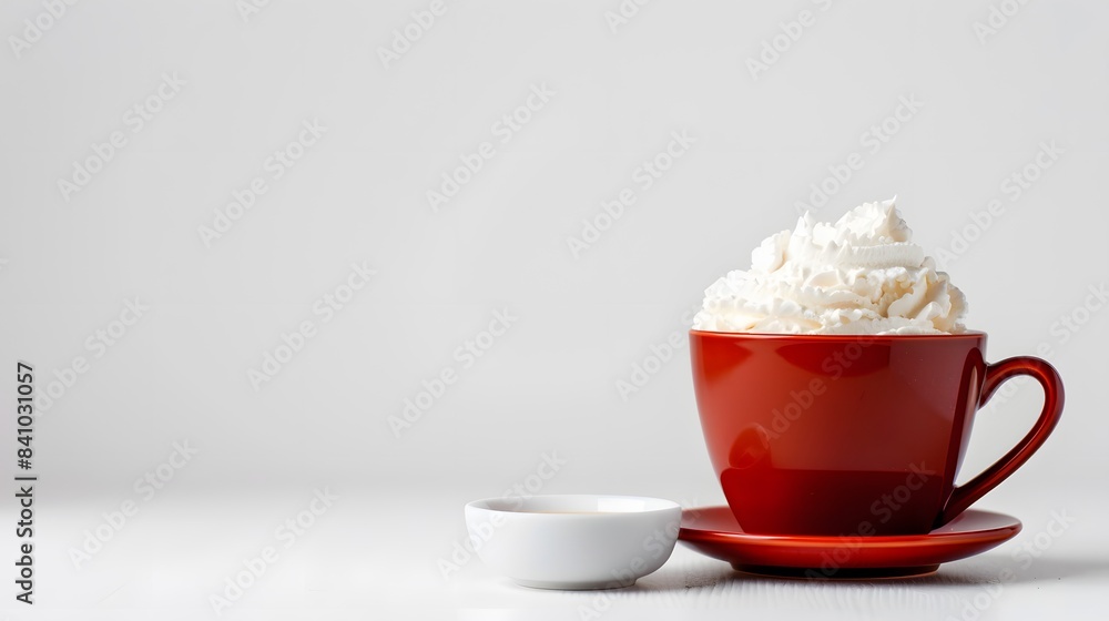 Morning black coffee with sugar in white cup Morning black coffee with sugar in white cup