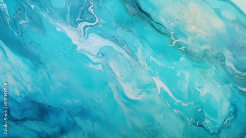 Vibrant Turquoise Marble Tile Texture