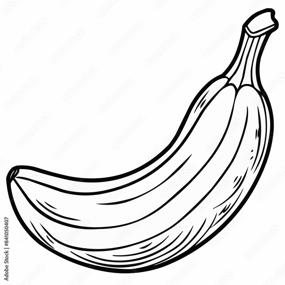 hand drawn vector illustration of a banana hand drawn vector illustration of a banana