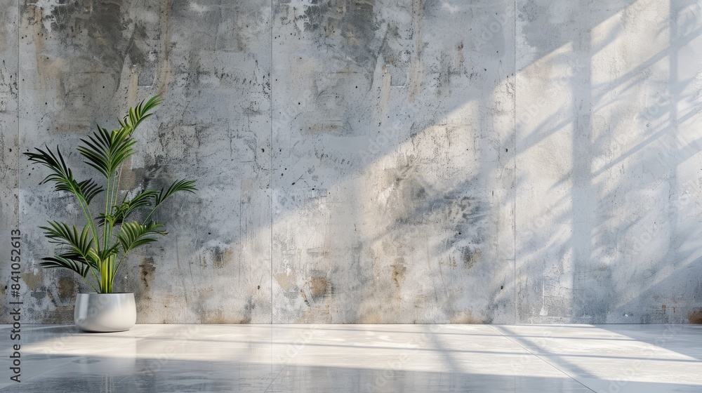 A polished cement wall backdrop with an artistic weathered appearance A polished cement wall backdrop with an artistic weathered appearance