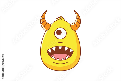 Troll Faces Flat Sticker Design