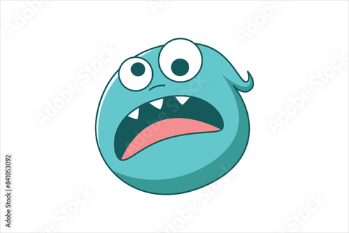 Troll Faces Flat Sticker Design