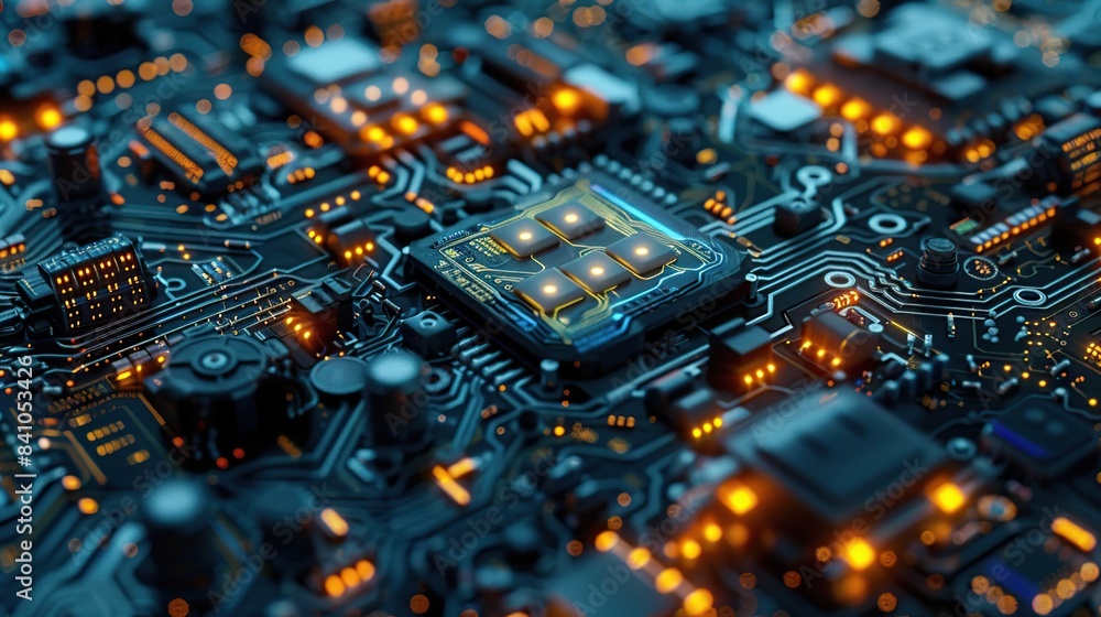 Innovative Circuit Board Technology Background for Cutting-Edge Digital Applications