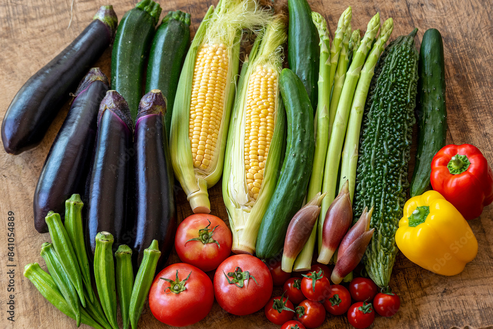 色とりどりの野菜 野菜集合 Stock Photo | Adobe Stock