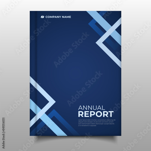 modern annual report cover book business design