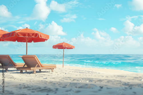 People relaxing and tanning at the beach, enjoying the sun, playing volleyball, and swimming © Evhen Pylypchuk