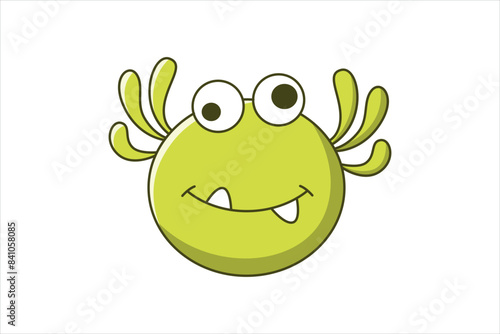 Troll Faces Flat Sticker Design