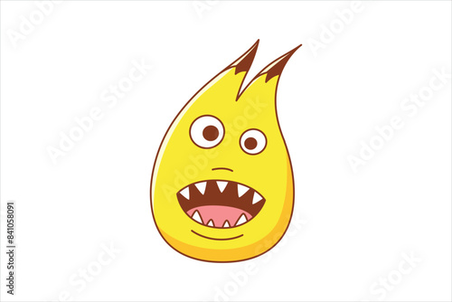 Troll Faces Flat Sticker Design