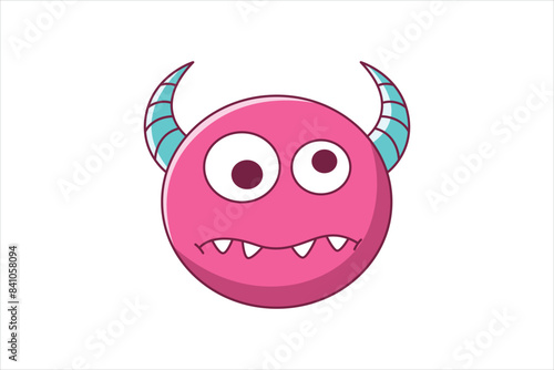 Troll Faces Flat Sticker Design