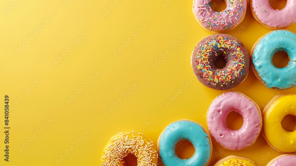 National donut day with space area for text National donut day with space area for text