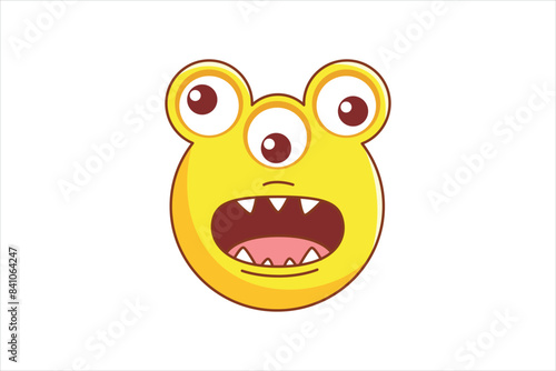 Troll Faces Flat Sticker Design