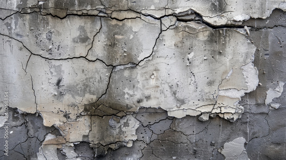 Fototapeta premium Marks and imperfections on the cement wall