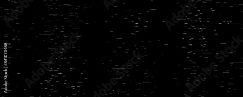 Tv video noise texture template. Lost or bad signal concept. Rippled video tape background. Glitch vhs pixel snow noise wallpaper. Image distortion distressed backdrop effect. Vector illustration
