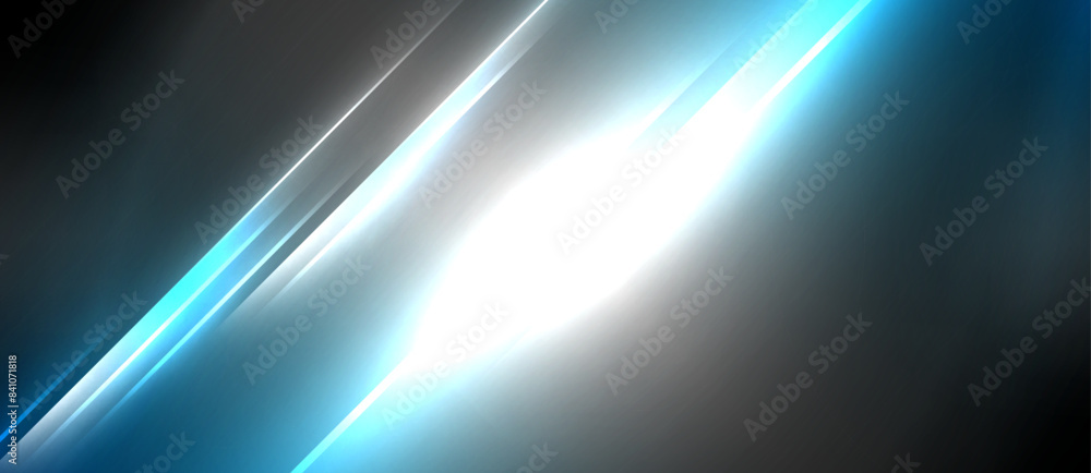 Neon dynamic diagonal light rays background. Techno digital geometric concept design for wallpaper, banner, presentation, background Neon dynamic diagonal light rays background. Techno digital geometric concept design for wallpaper, banner, presentation, background