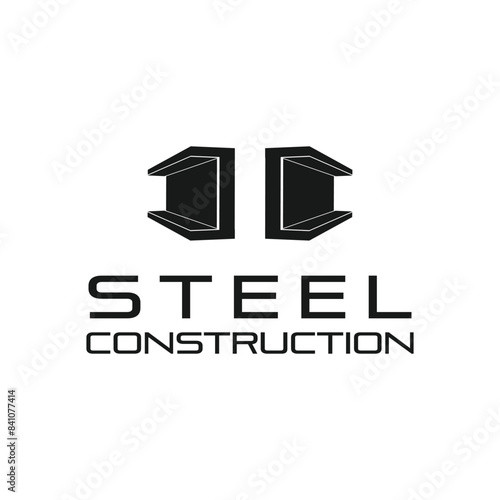	
vector design logo for steel fabrication and erection construction company. ibeam steel 	
