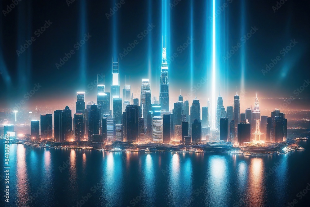 Fototapeta premium Background of technological concepts