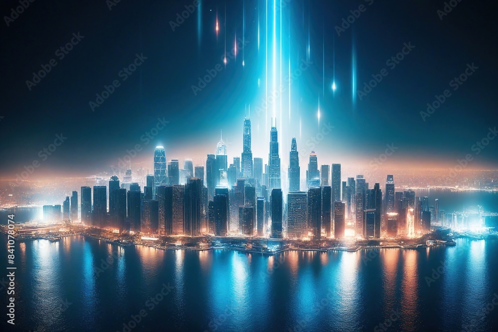 Obraz premium Background of technological concepts