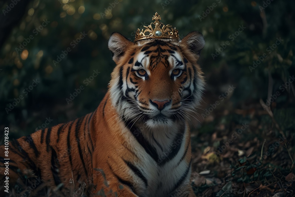 tiger in forest tiger in forest