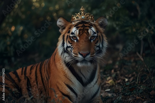 tiger in forest 