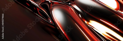 wallpapers hd, in the style of dark red and gold, sharp perspective angles, hyper-realistic details, innovative page design, sleek and stylized, light black and orange,. 3:1