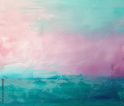 Ethereal Pink Evening Sky Background Painted Background